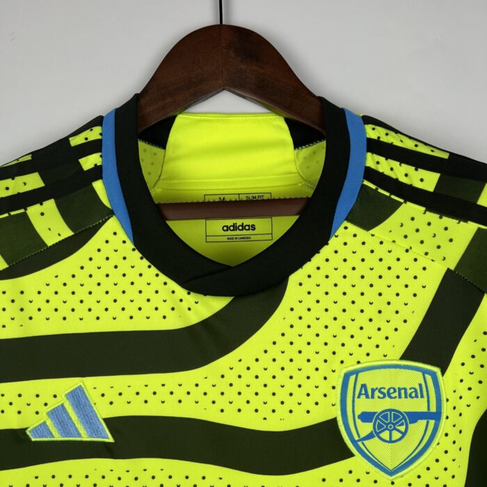 Arsenal 23-24 Away fluorescent Yellow Football Kit