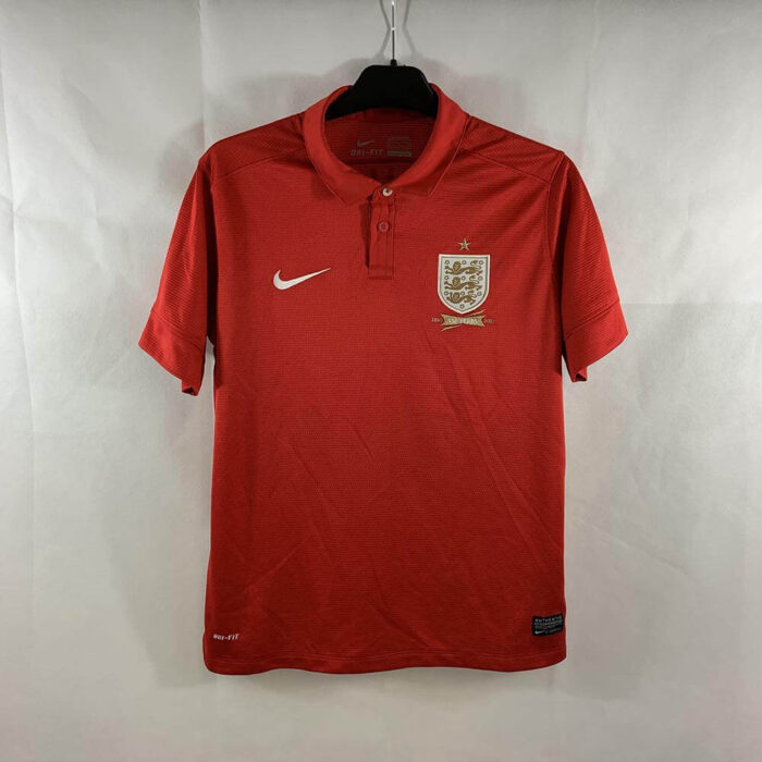 England 2013 Away Red 150th Anniversary Football Kit