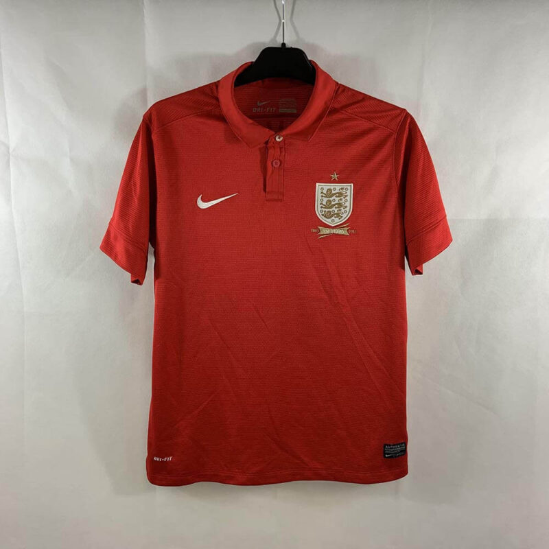 England 2013 Away Red 150th Anniversary Football Kit