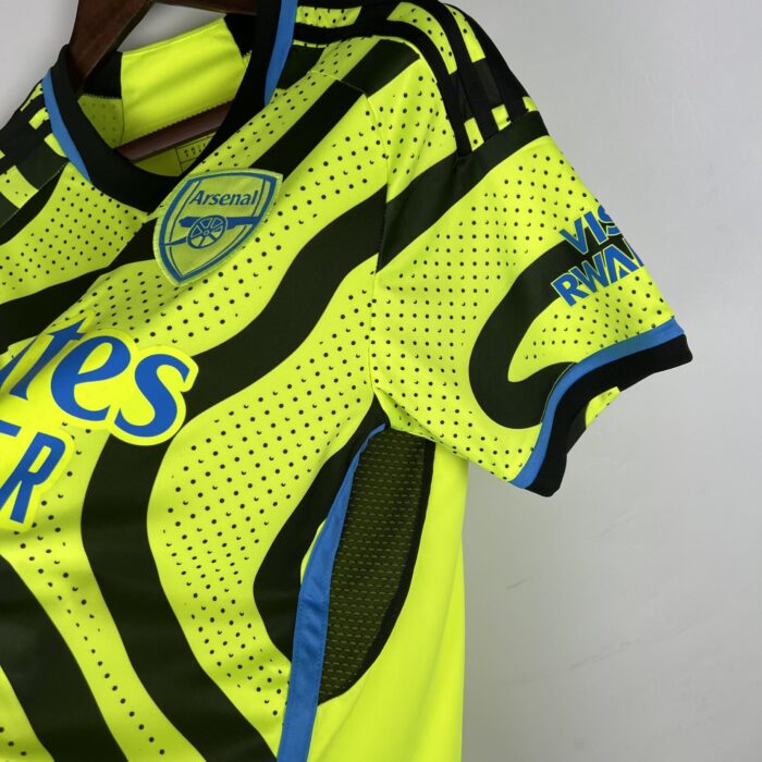 Arsenal 23-24 Away fluorescent Yellow Football Kit