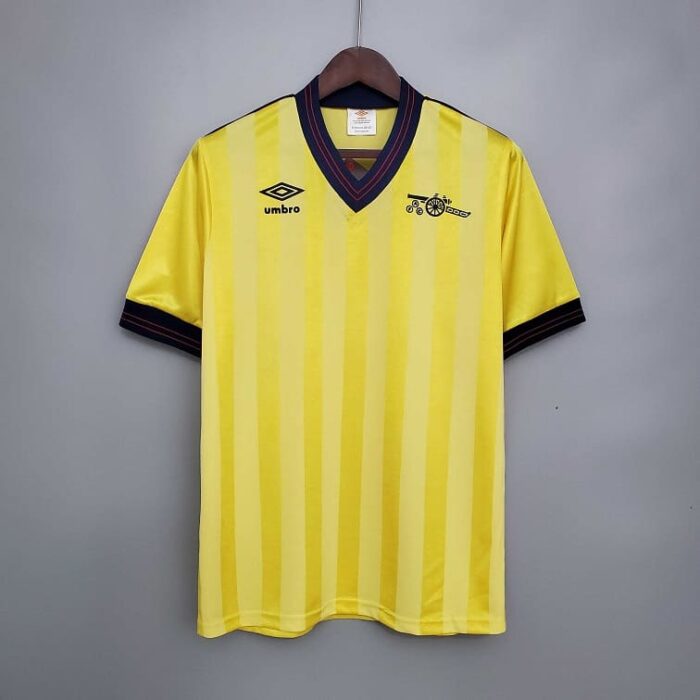 Arsenal 84-86 Away Yellow Football Kit