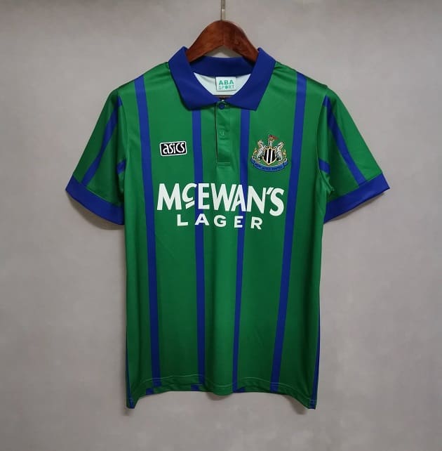 Newcastle 1995 Away Green/Blue Football Kit