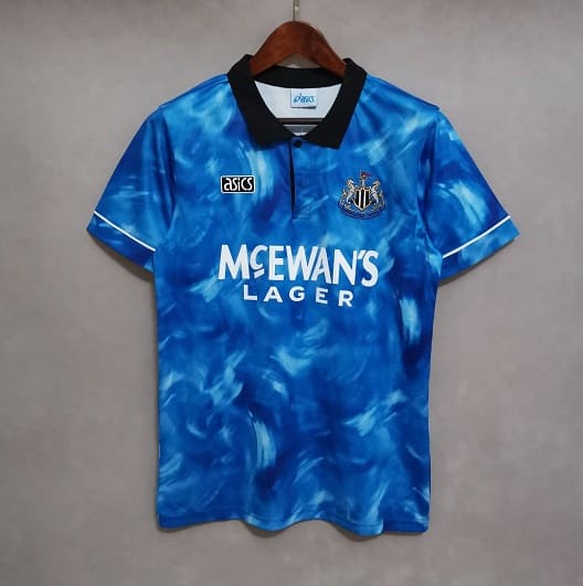 Newcastle 94-95 Away Blue Football Kit