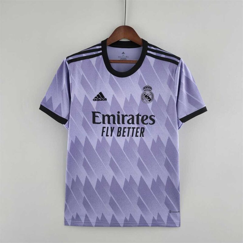 Real Madrid 22-23 Away Purple Football Kit