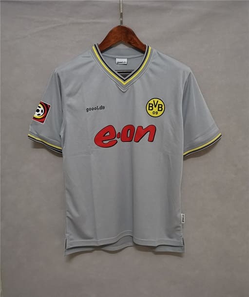 Dortmund 99-00 Away Grey Football Kit