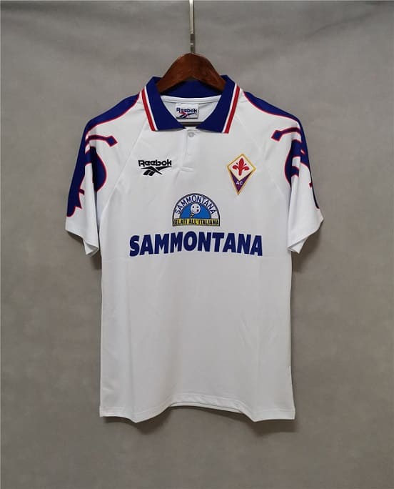 Fiorentina 95-96 Away White Football Kit