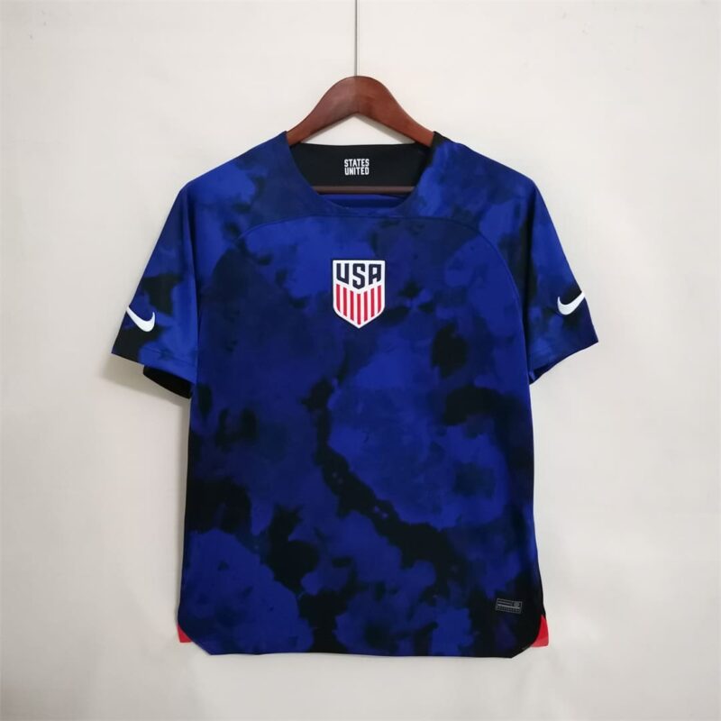USA 2022 World Cup Away Dark Blue Football Kit