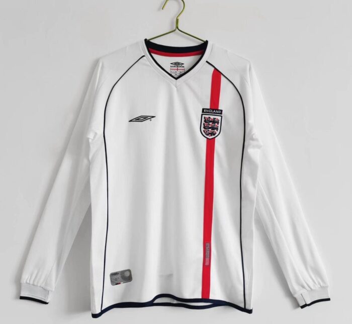 England 2002 World Cup Home Long Football Kit
