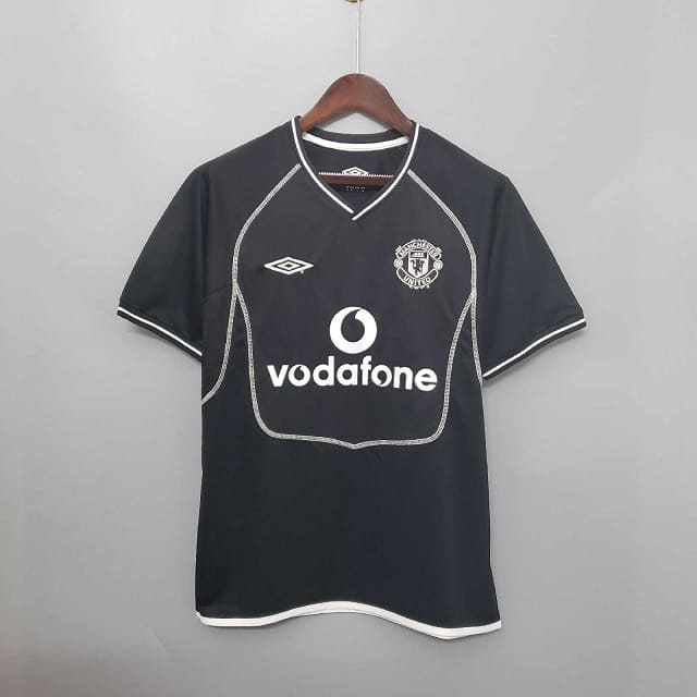 Manchester United 00-02 GK Black Football Kit