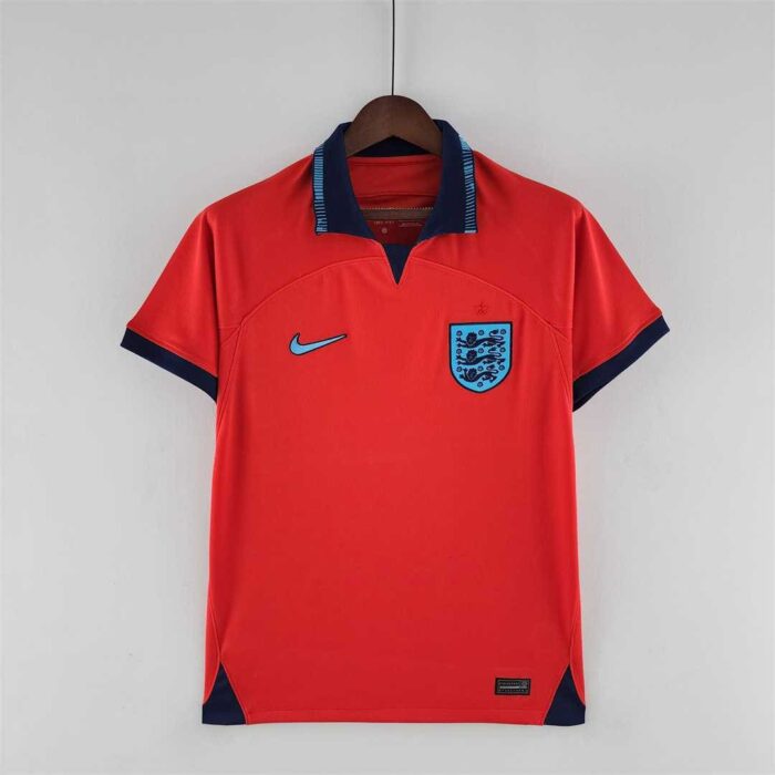 England 2022 World Cup Away Red Football Kit
