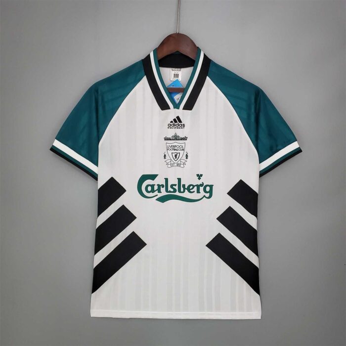 Liverpool 93-95 Away White Football Kit