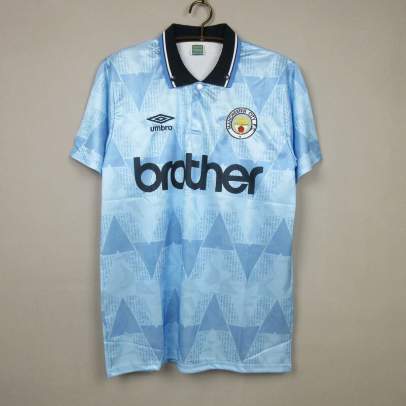 Manchester City 88-90 Home Football Kit