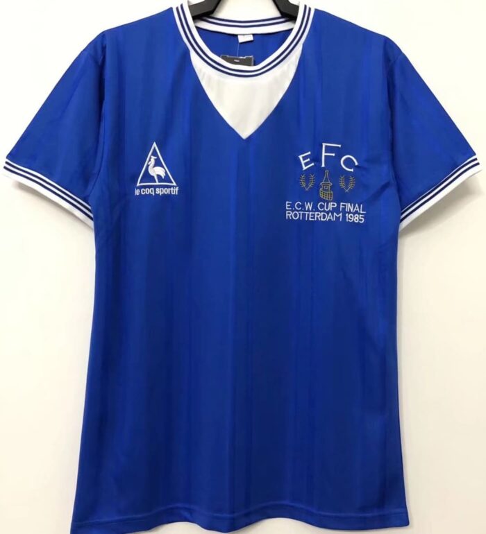 Everton 1985 E.C.W. Cup Final Football Kit