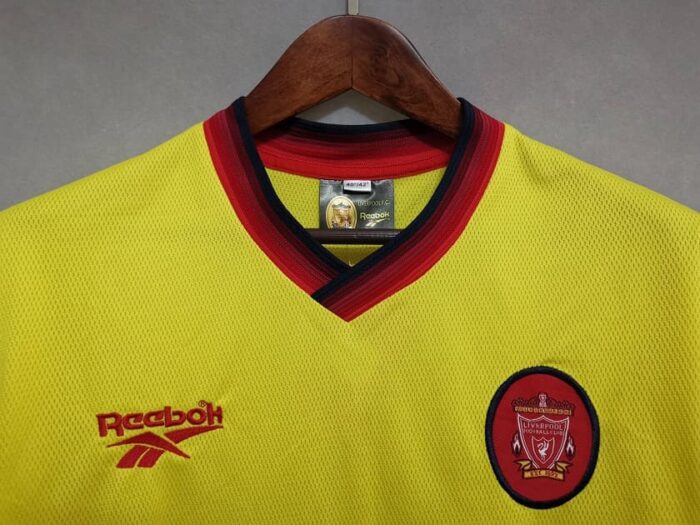 Liverpool 97-99 Away Yellow Football Kit