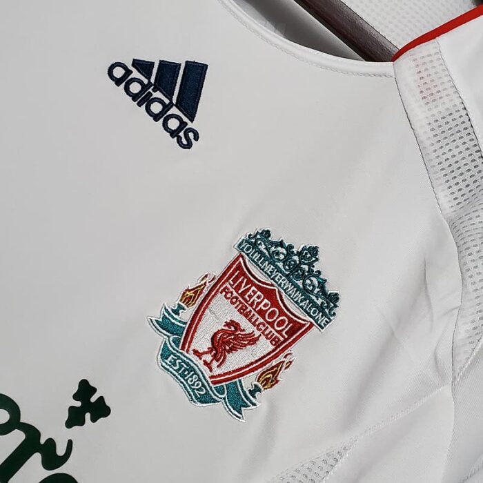 Liverpool 06-07 Away White Football Kit