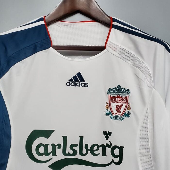 Liverpool 06-07 Away White Football Kit