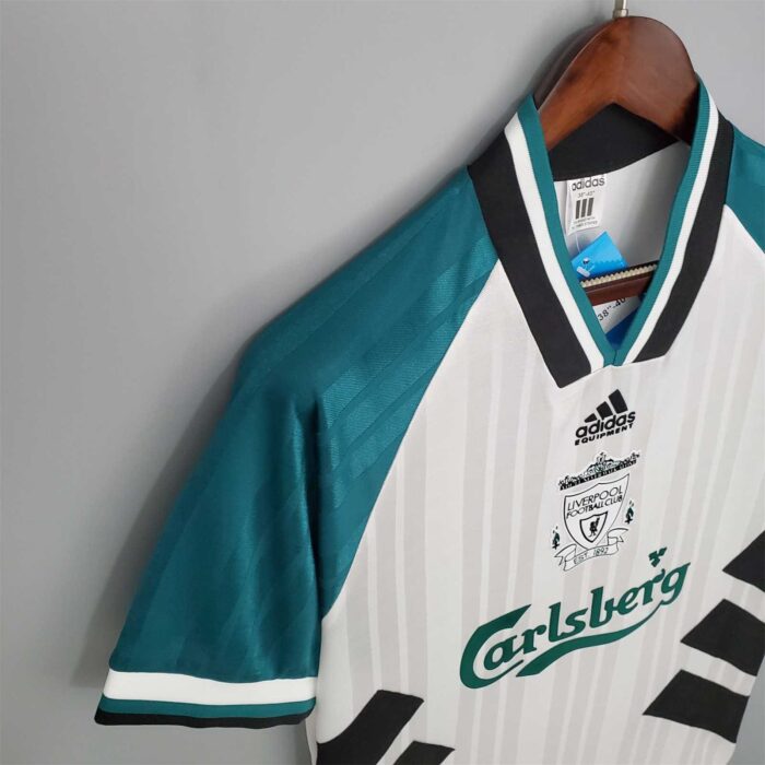 Liverpool 93-95 Away White Football Kit