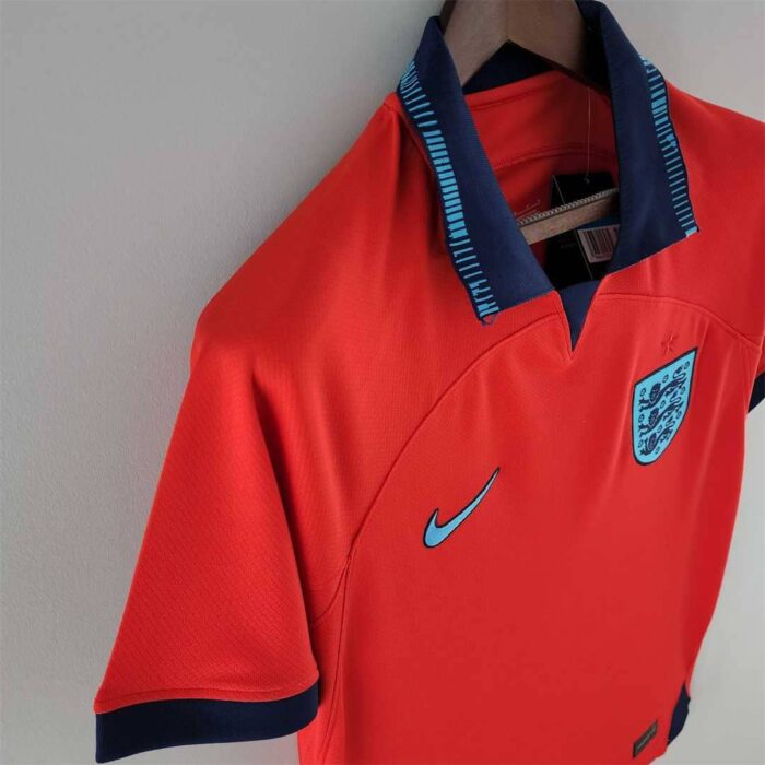 England 2022 World Cup Away Red Football Kit