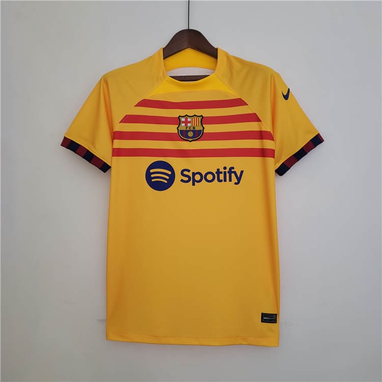 Barcelona 22-23 Fourth Yellow Football Kit