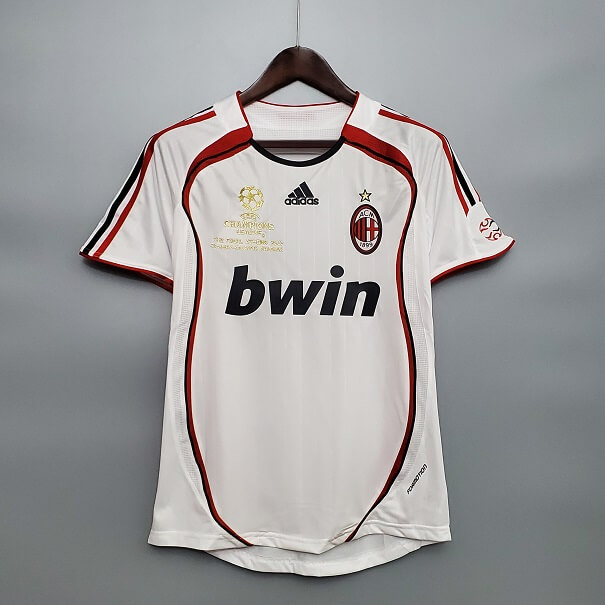 AC Milan 06-07 Away White UCL Final Football Kit