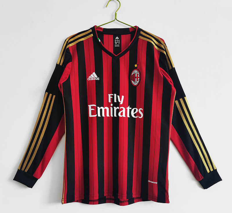 AC Milan 13-14 Home Long Football Kit