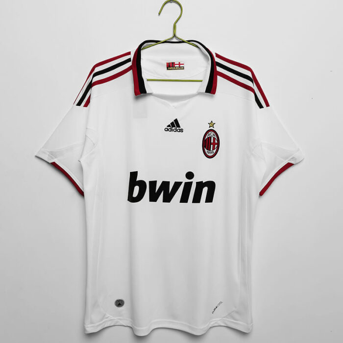 AC Milan 09-10 Away White Football Kit
