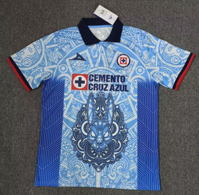 Cruz Azul 23-24 Special Sky Blue Football Kit