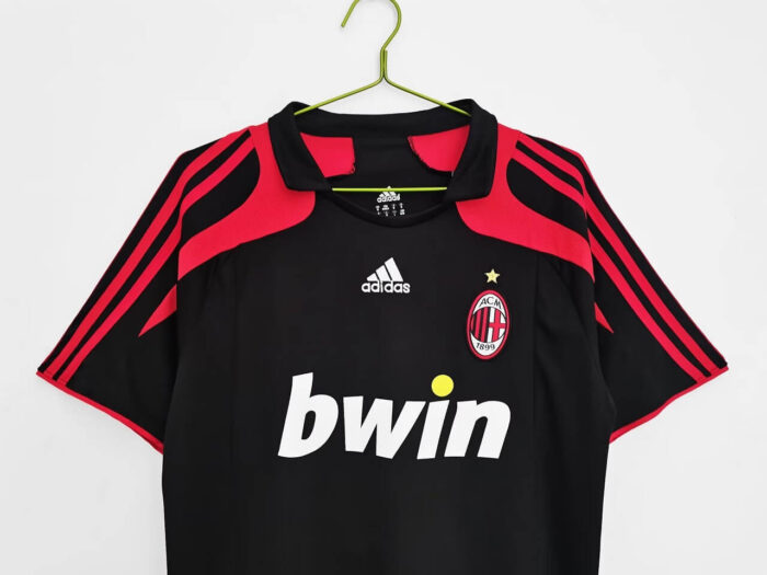 AC Milan 07-08 Third Black Football Kit
