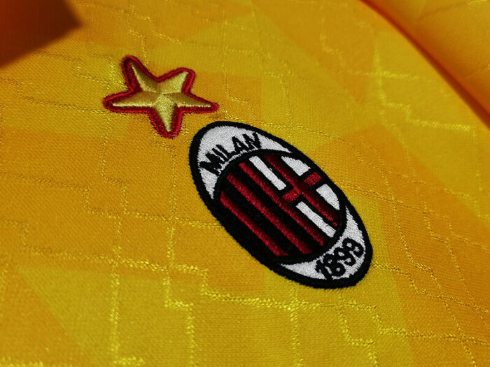 AC Milan 95-96 Third Yellow Football Kit