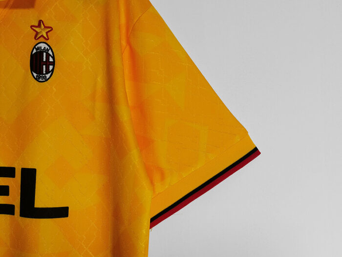 AC Milan 95-96 Third Yellow Football Kit