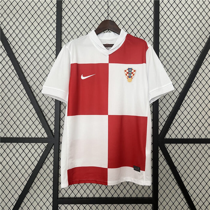 Croatia 2024 Euro Cup Home Football Kit